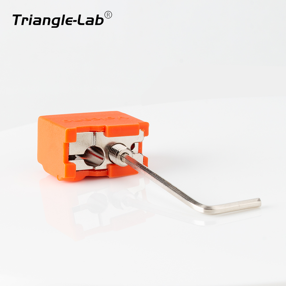 Trianglelab High Flow  Nozzle Copper Volcano Adapters For Volcano / Volcano Crazy Heating Block To V6 Nozzle Hotend
