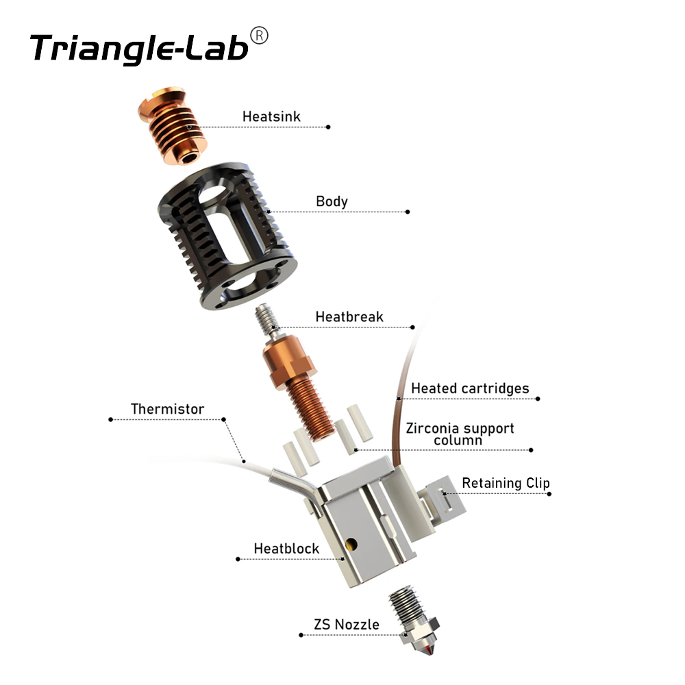Dragon Ace Hotend Parts