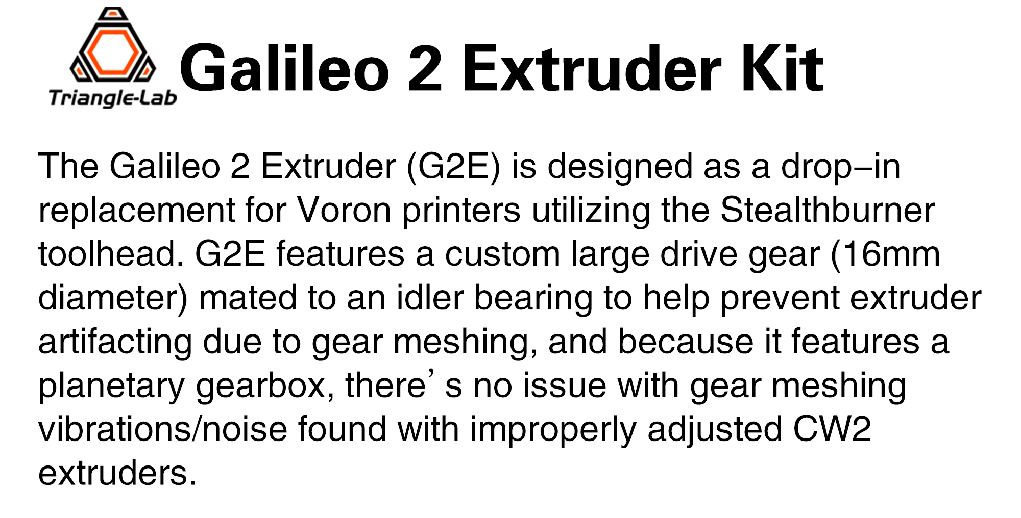 Galileo 2 Extruder Kit / Z Drive Kit