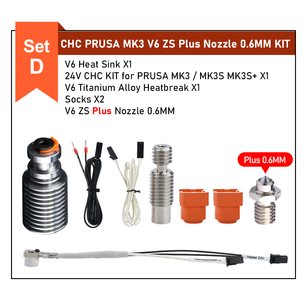 CHC® hotend for PRUSA MK3 MK3S+