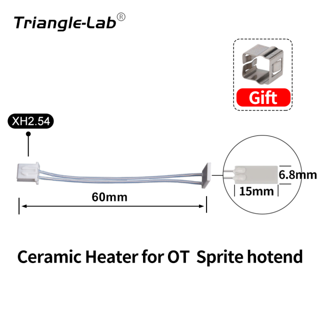 Trianglelab Thermistor/Heater For CHCB-OT hotend