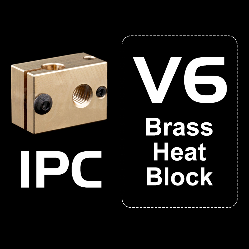 V6 Brass Heat Block