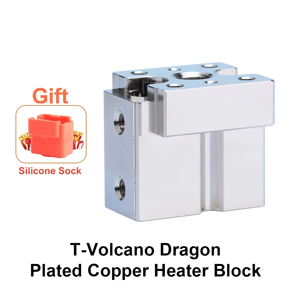 T-Volcano Dragon Plated Copper HeaterBlock