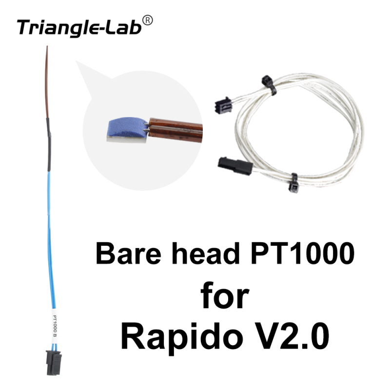 Rapido V2.0 Heater cartridges thermistor Heatblock