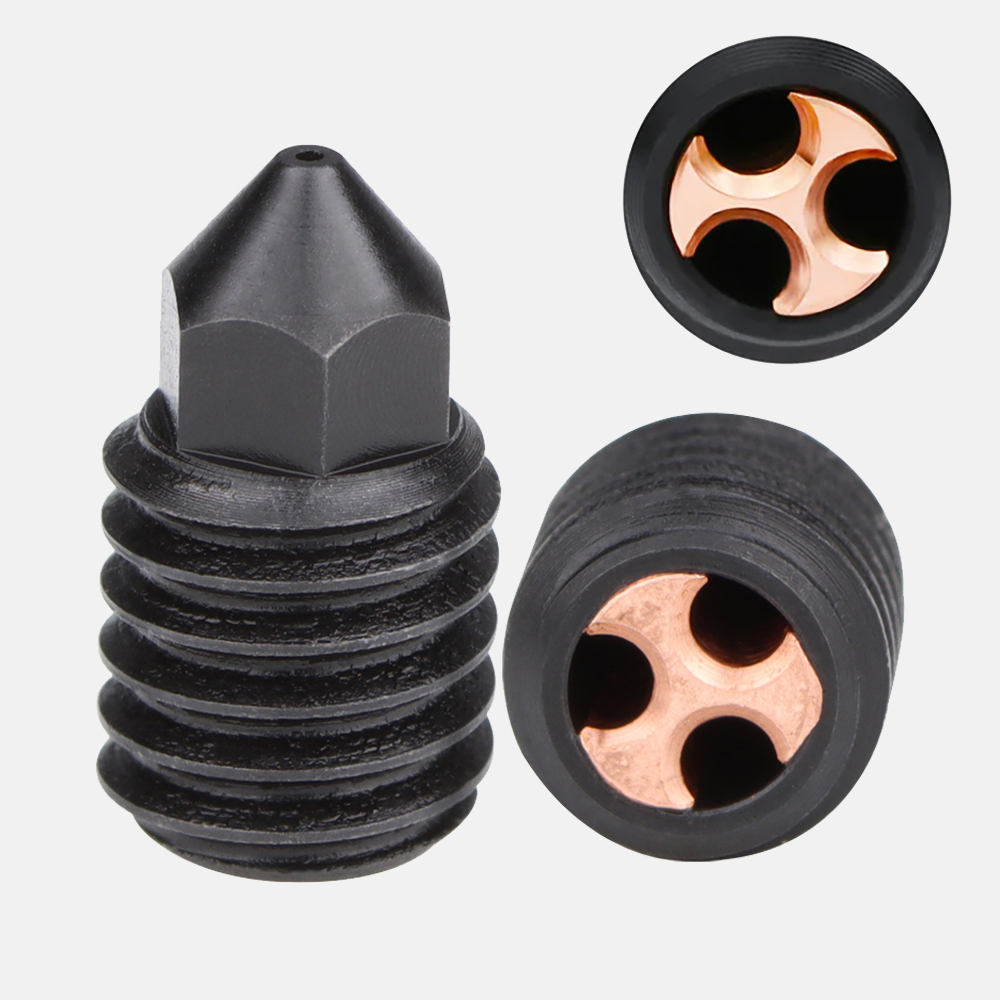 TZ hardened steel 3-hole nozzle for TZ HOTEND/TZ2.0 HOTEND