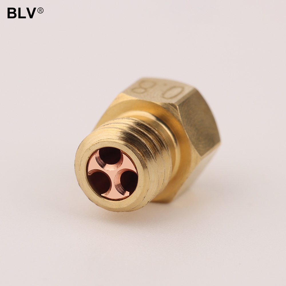 CHT Brass MK8 Three Hole Nozzle