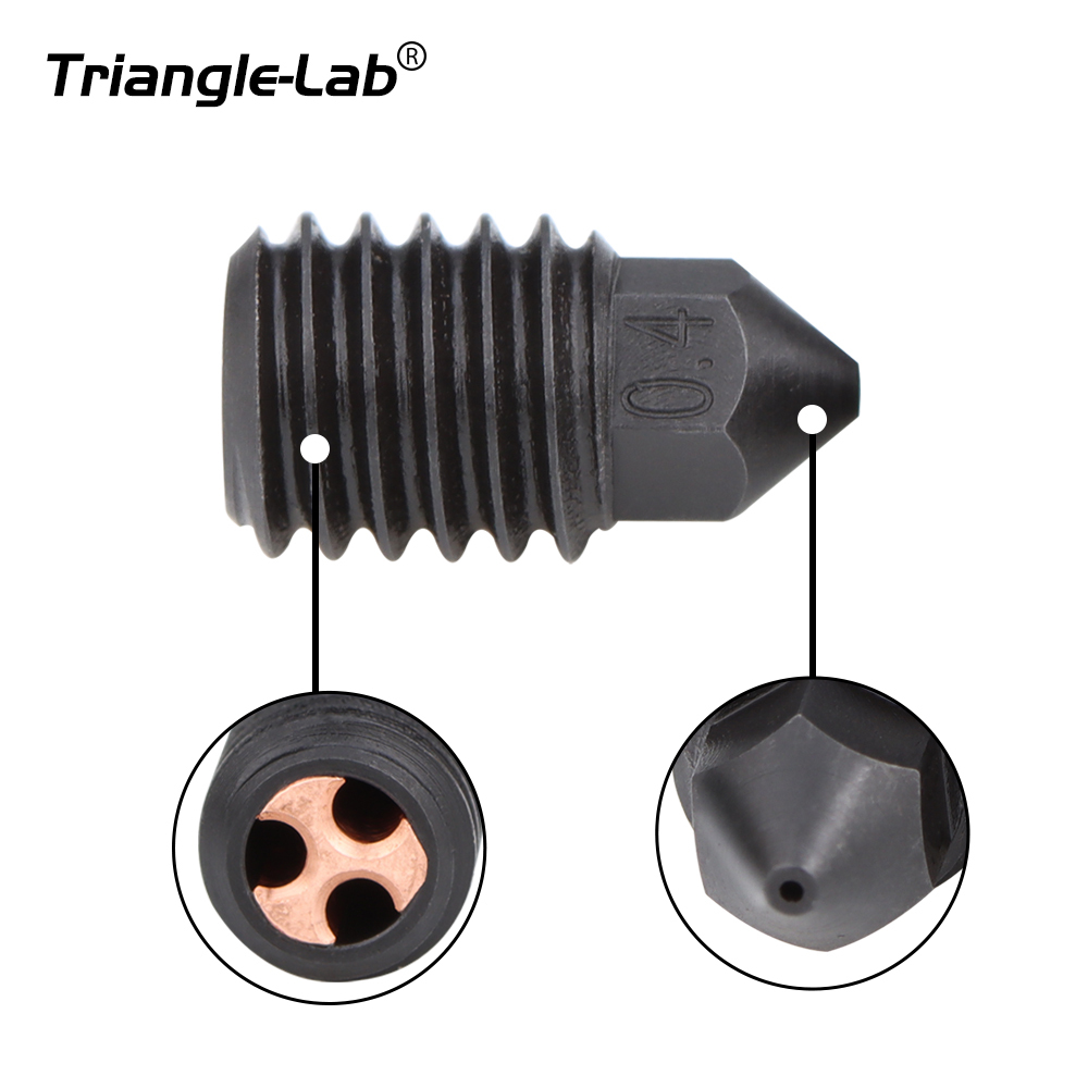 TZ hardening steel three hole nozzle compatible with TZ HOTEND/TZ2.0 HOTEND