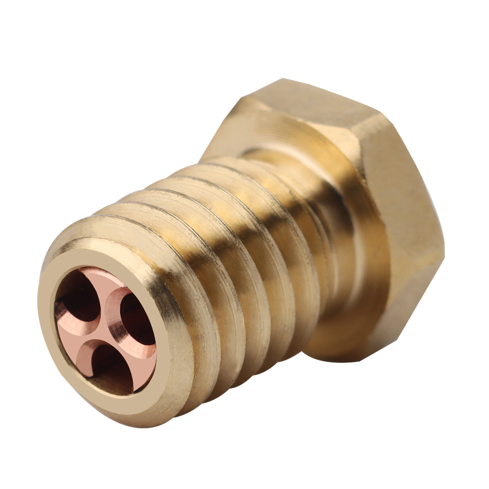 CHT V6 Brass Three Hole Nozzle