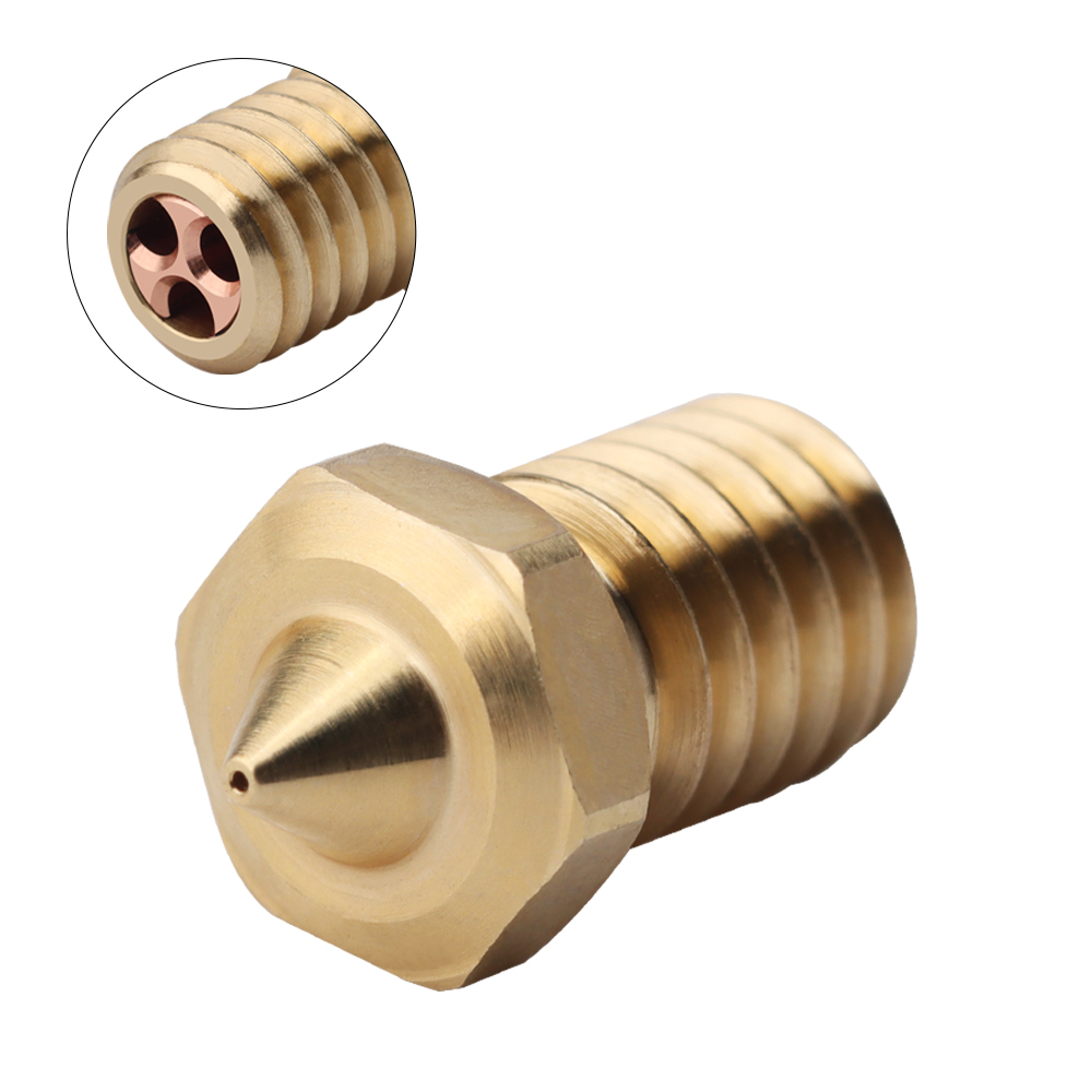 CHT V6 Brass Three Hole Nozzle
