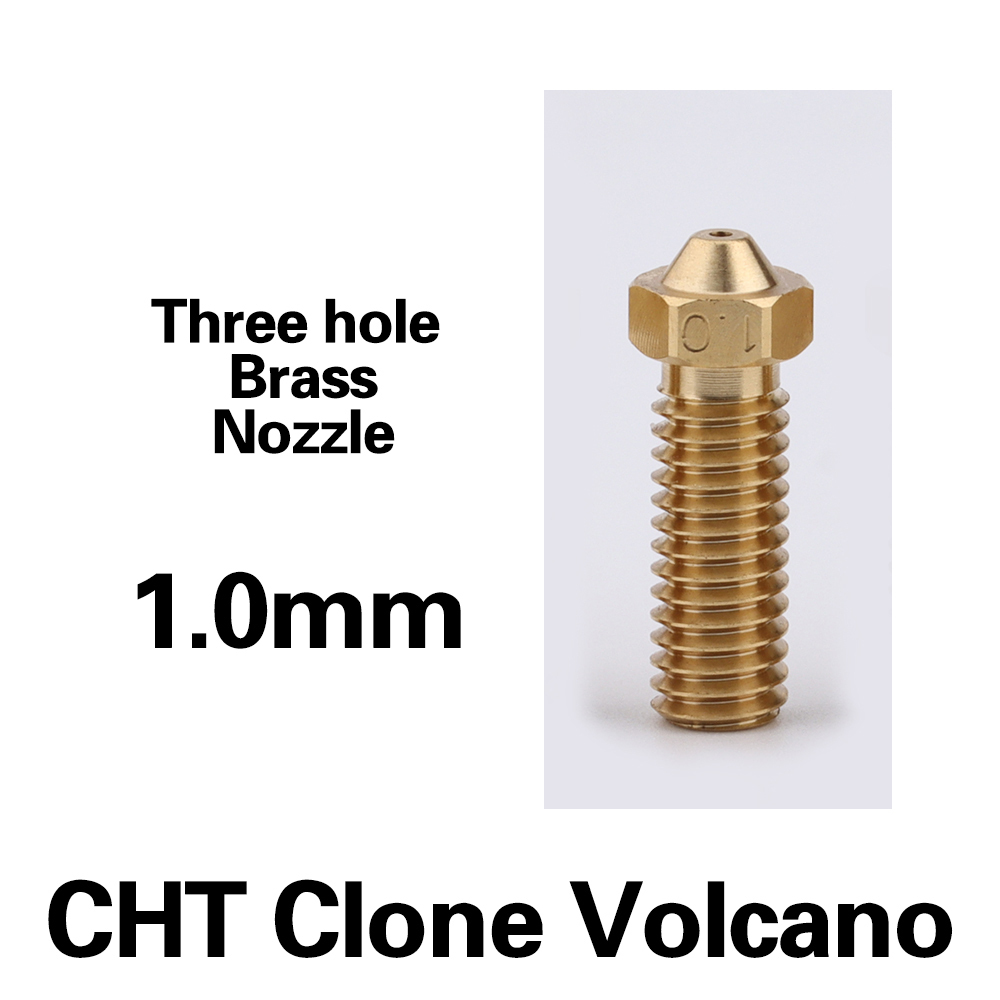 CHT Volcano Brass Three Hole Nozzle