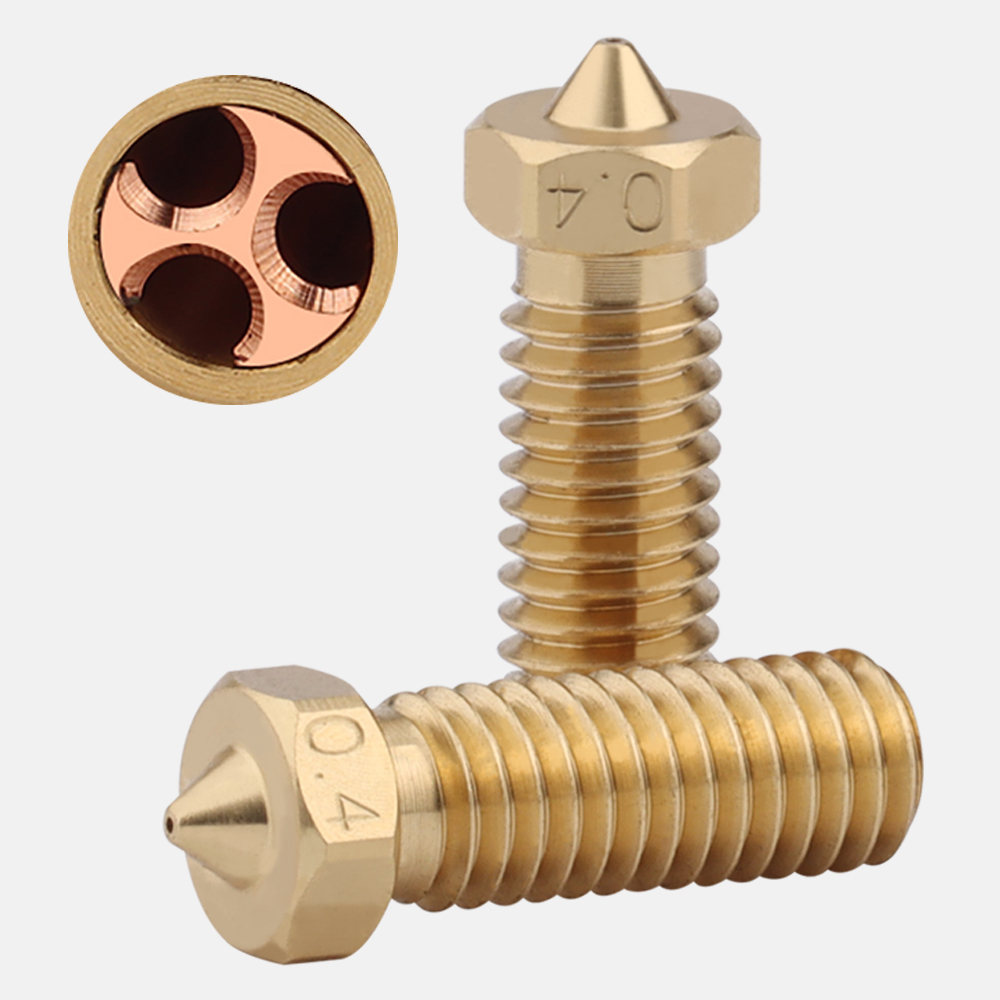 CHT Volcano Brass Three Hole Nozzle