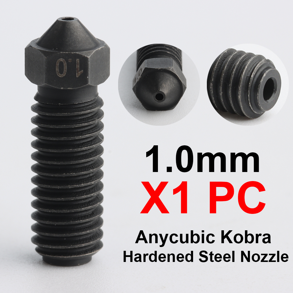 Brass and Hardened Steel Nozzles For Kobra2 Pro Kobra2 Max  Kobra2 Plus