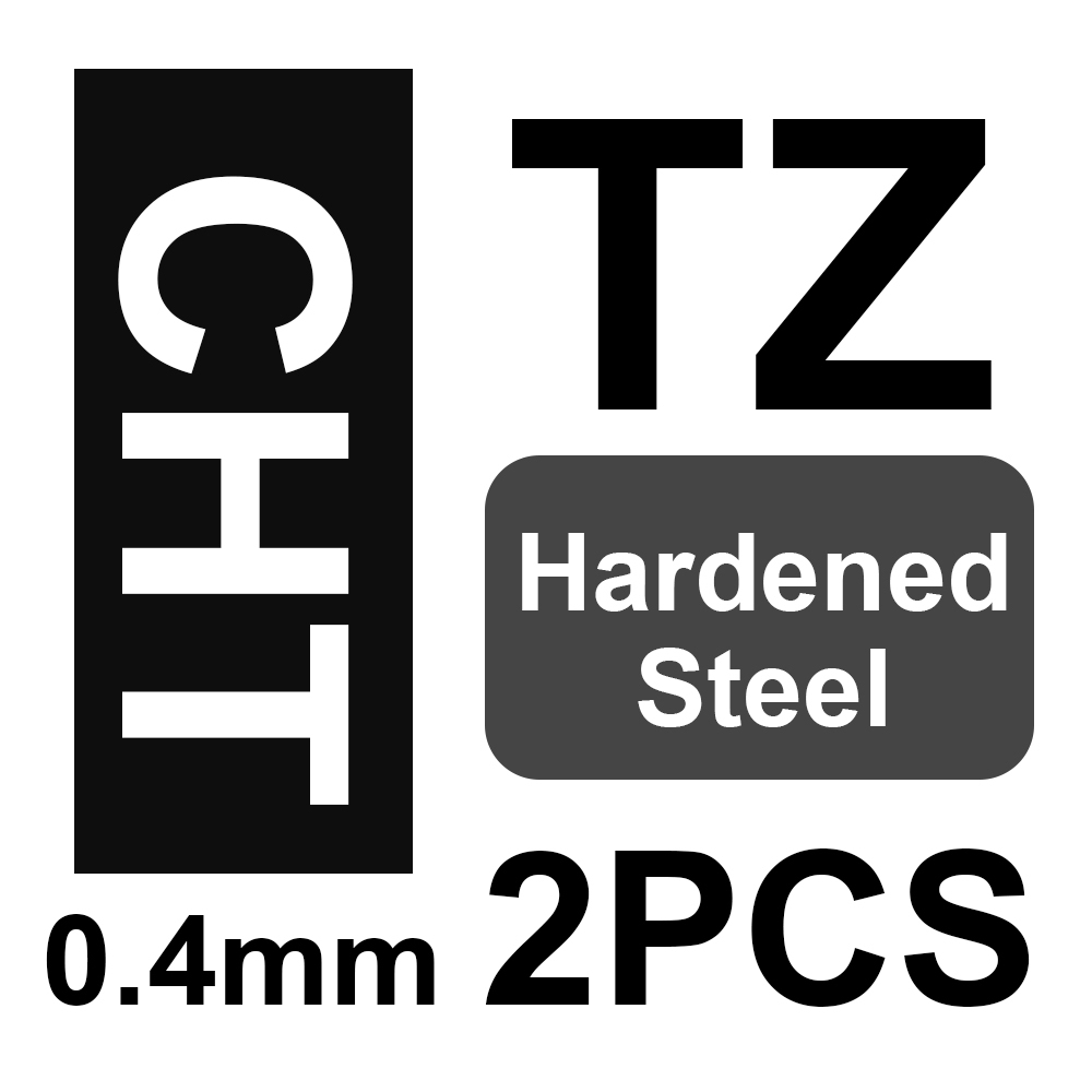 Low price inventory clearance / CHT V6 / Volcano / MK8 Brass Three holes Nozzle /Hardened Steel / Copper Plated