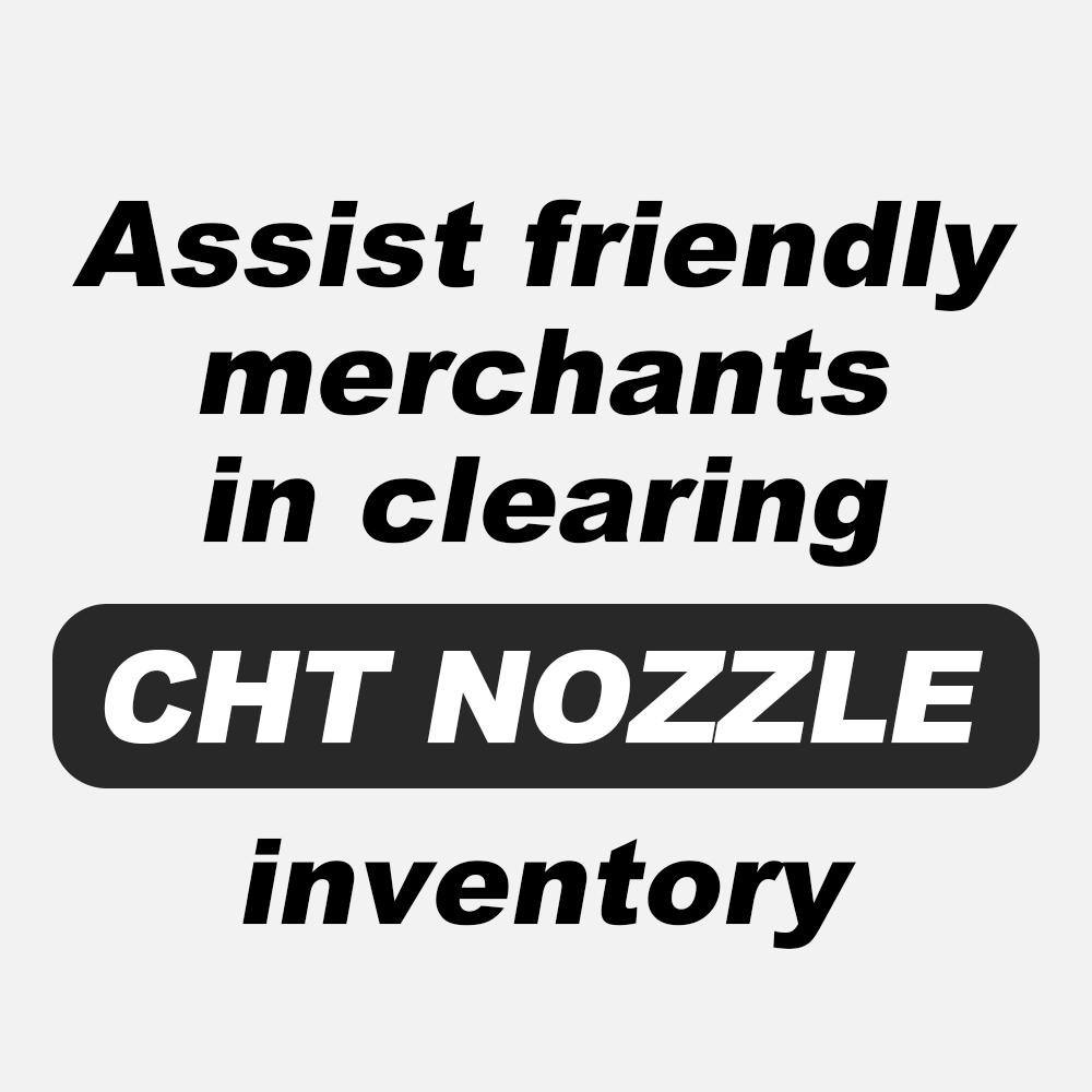 Low price inventory clearance / CHT V6 / Volcano / MK8 Brass Three holes Nozzle /Hardened Steel / Copper Plated