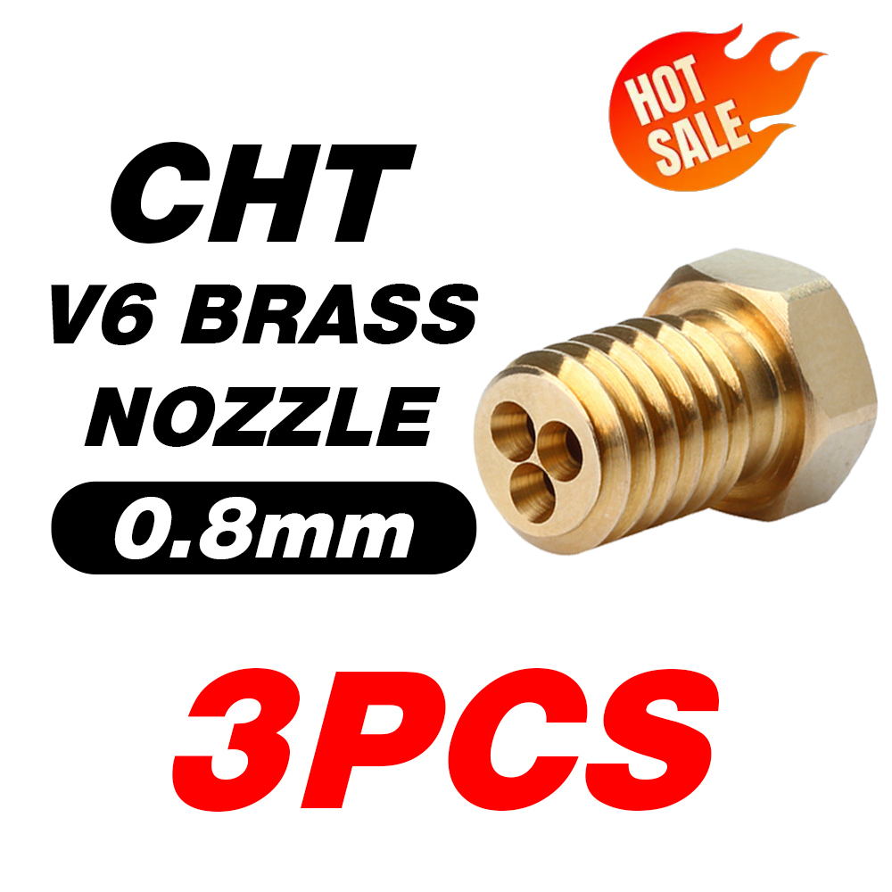 CHT V6 BRASS NOZZLE CLEARING STOCK