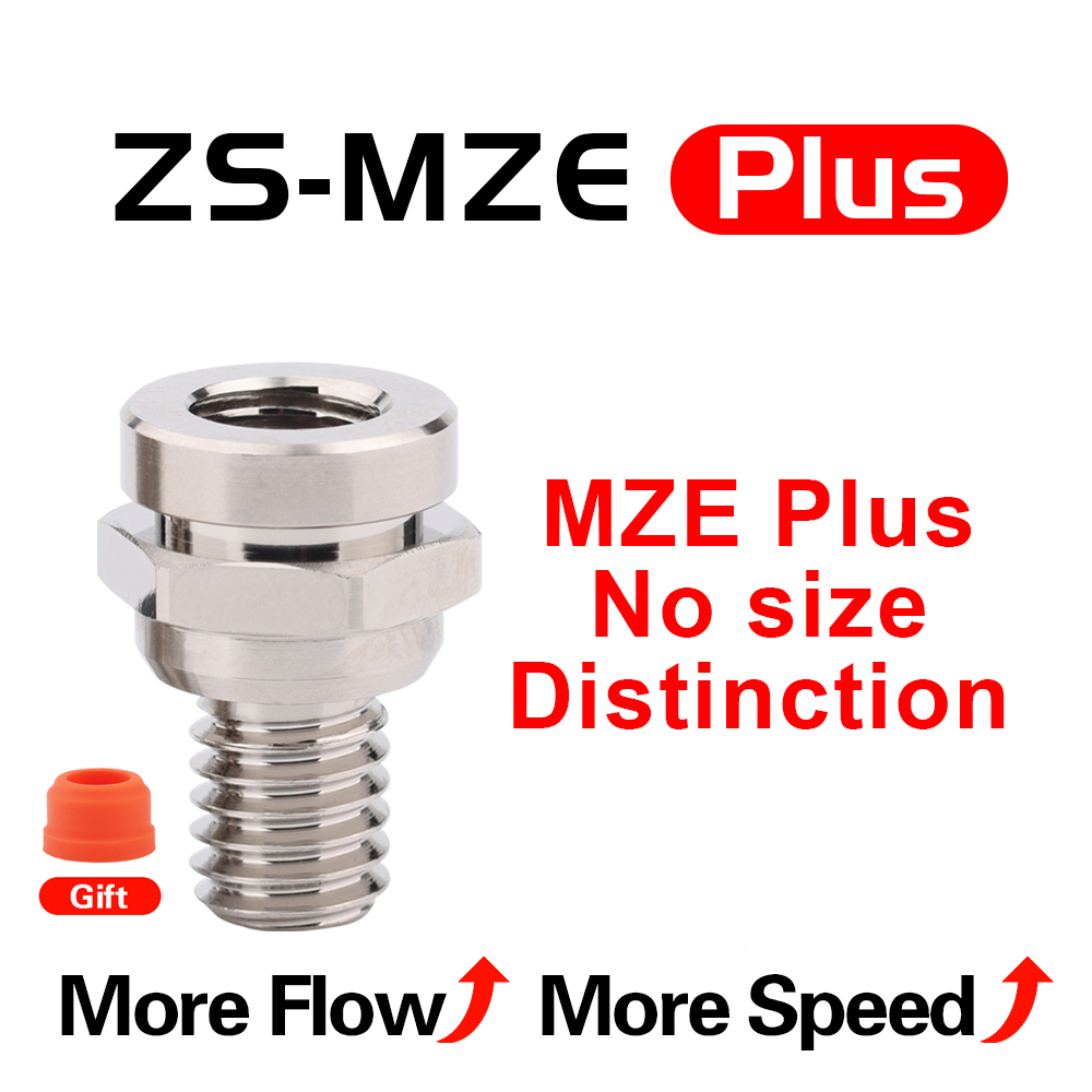 PLUS High flow Nozzle V6 MK8 VOLCANO K1  TZ NOZZLE  (Hardened Steel Diamond Tungsten Carbide) Due to CHT NOZZLE patent dispute. Clear all PLUS series NOZZLE