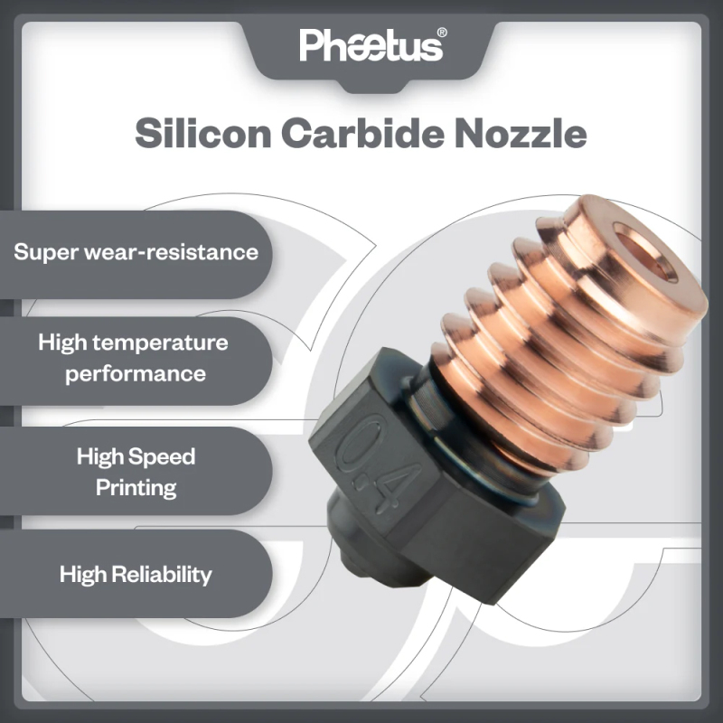 Silicon Carbide V6 0.4mm Nozzle