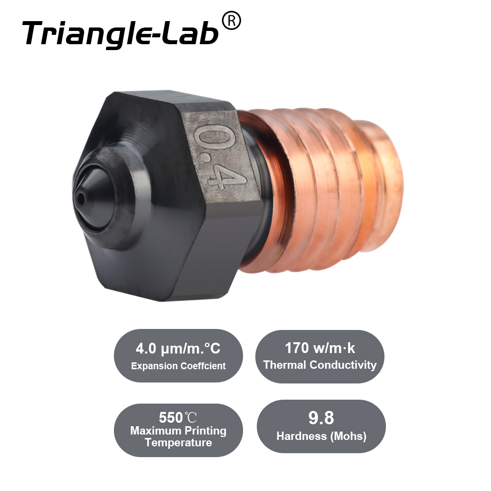 Silicon Carbide V6 0.4mm Nozzle