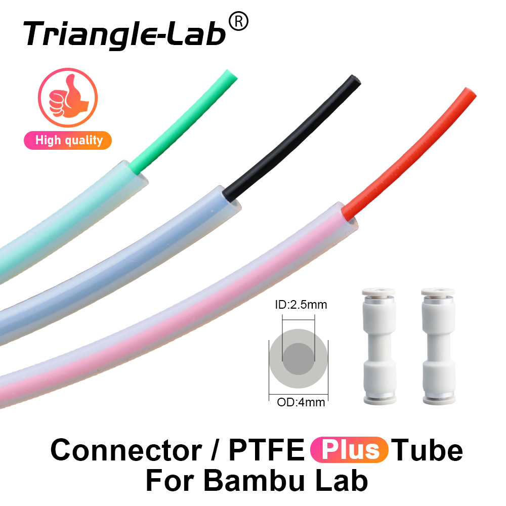 PTFE PLUS Translucent Teflon tube ID 2.5MM OD 4MM