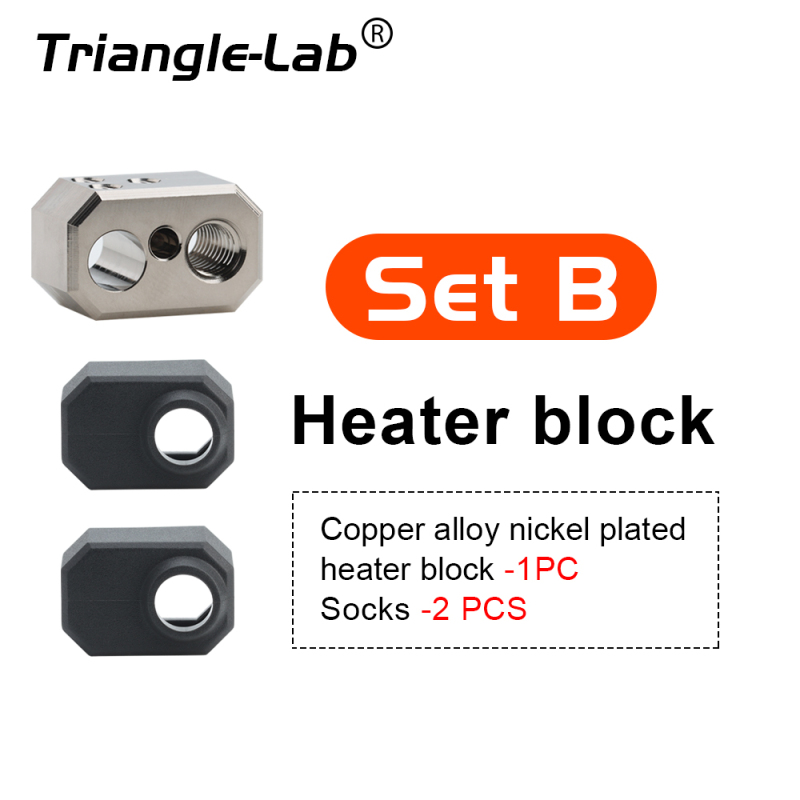 MK4 Hotend Heatblock Heatbreak KIT