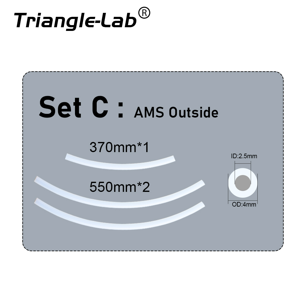 PTFE PLUS Translucent Teflon tube ID 2.5MM OD 4MM