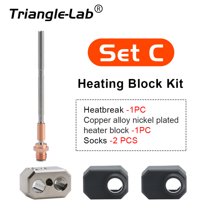 MK4 Hotend Heatblock Heatbreak KIT