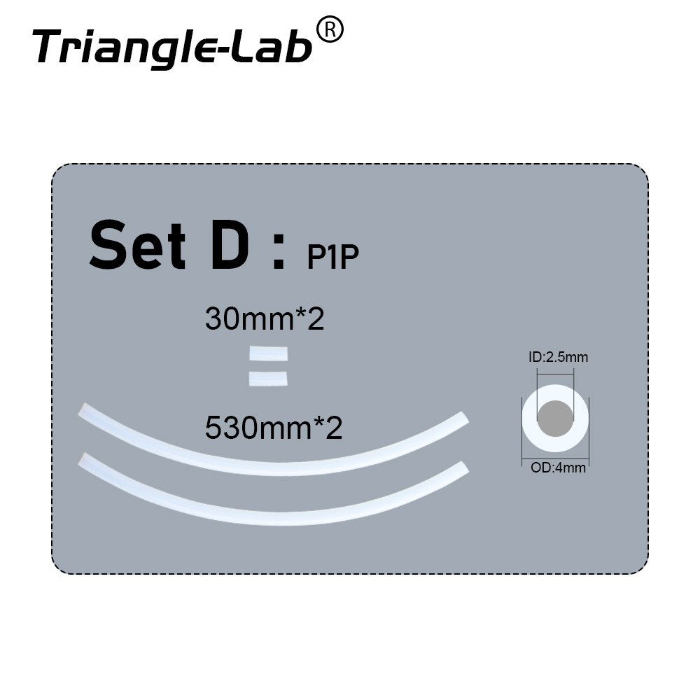 PTFE PLUS Translucent Teflon tube ID 2.5MM OD 4MM