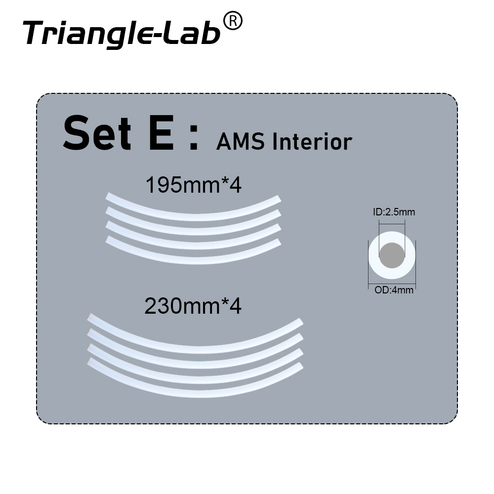 PTFE PLUS Translucent Teflon tube ID 2.5MM OD 4MM