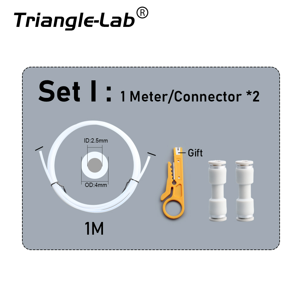 PTFE PLUS Translucent Teflon tube ID 2.5MM OD 4MM