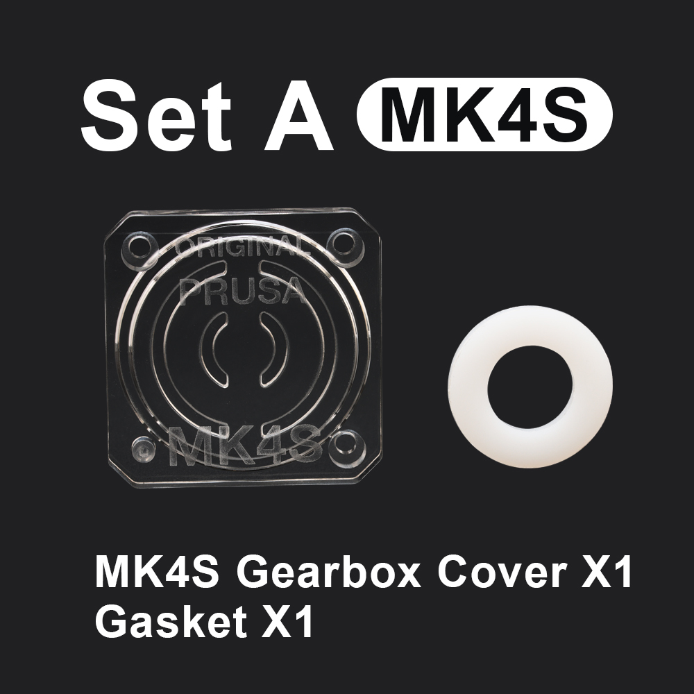 Transparent Gearbox Cover for Prusa MK4