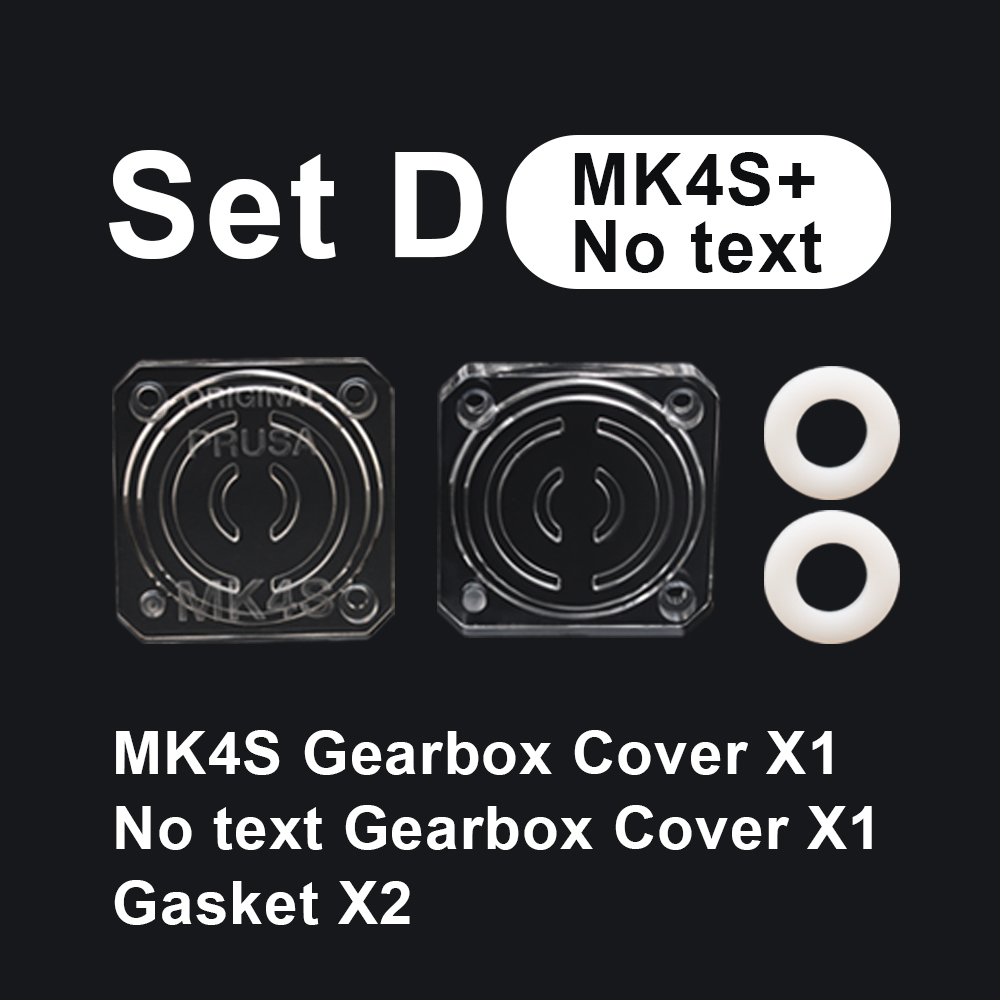 Transparent Gearbox Cover for Prusa MK4