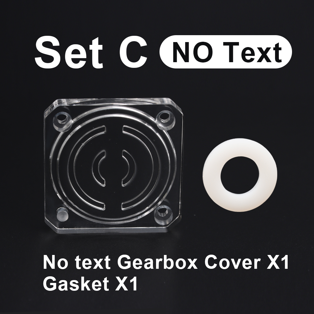 Transparent Gearbox Cover for Prusa MK4