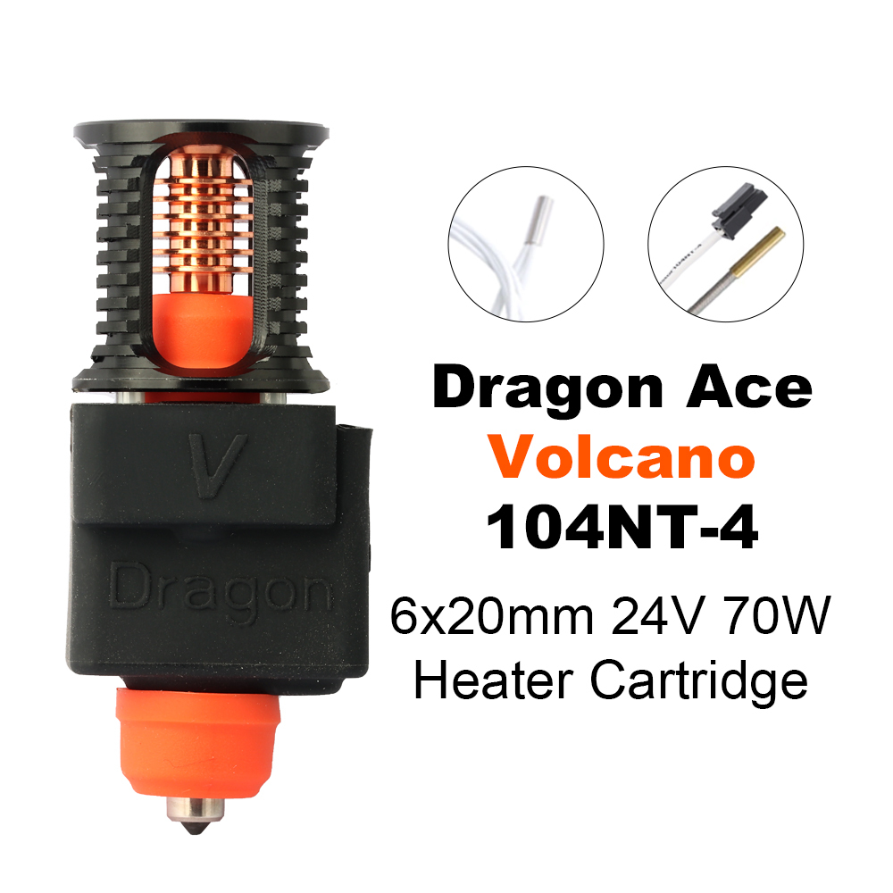 Dragon ACE ® Volcano Hotend  Dragon ACE ®  Hotend Upgrade High power