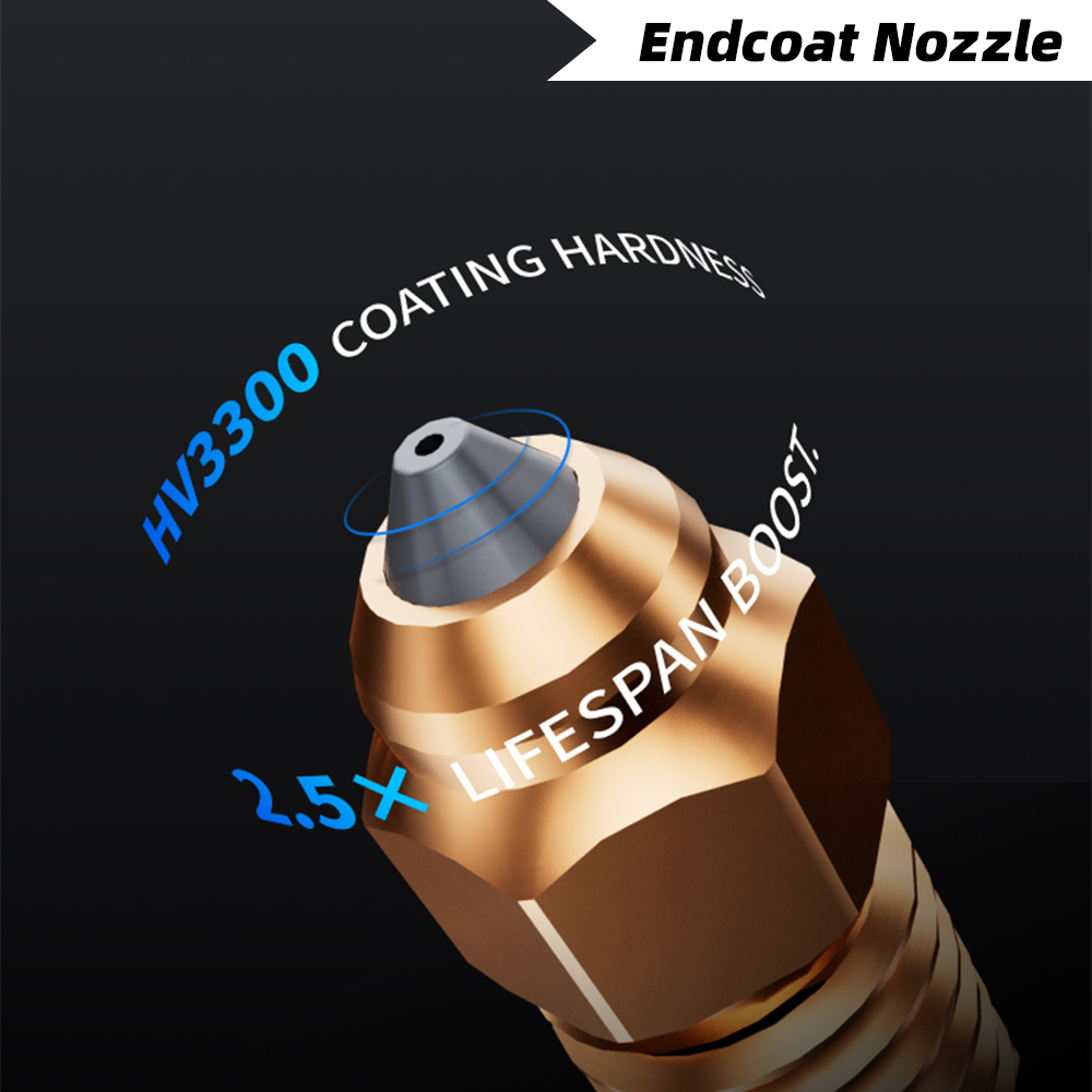 Endcoat Silicon Carbide Nozzle For Creality K2 Plus Nozzle