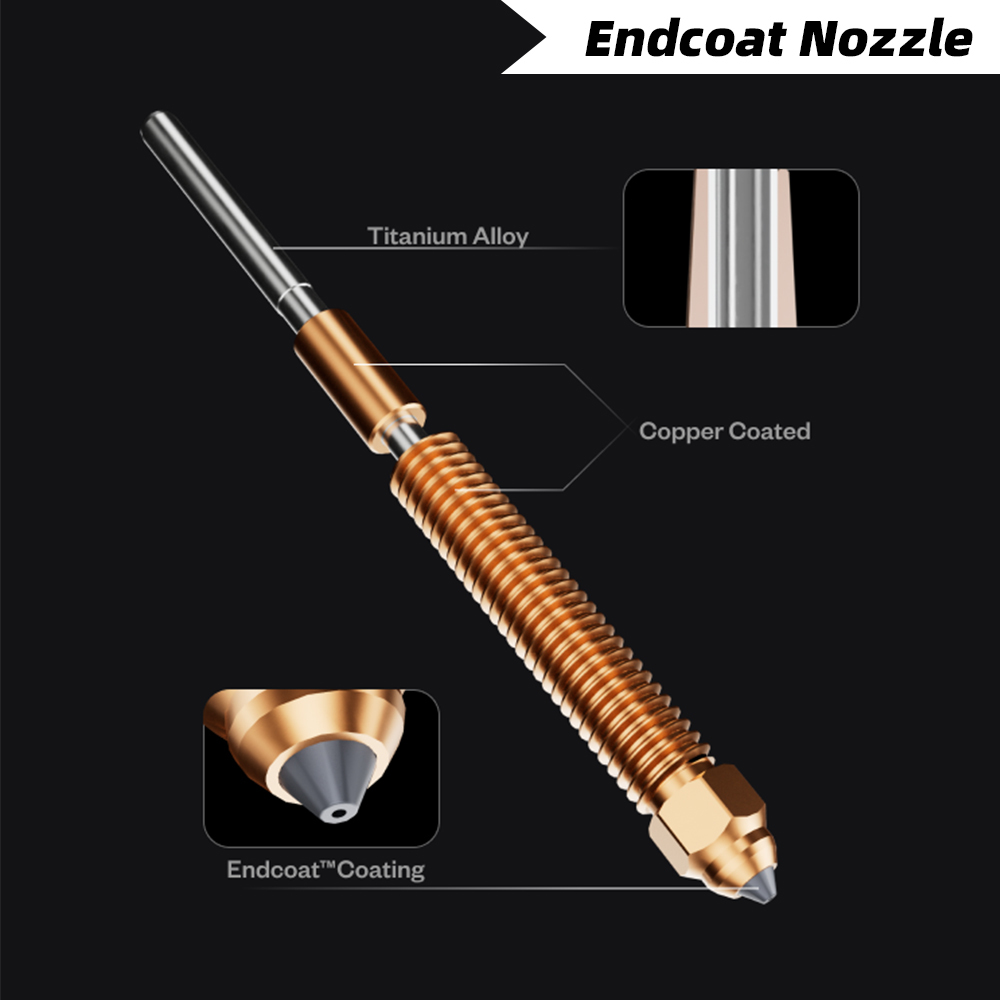 Endcoat Silicon Carbide Nozzle For Creality K2 Plus Nozzle