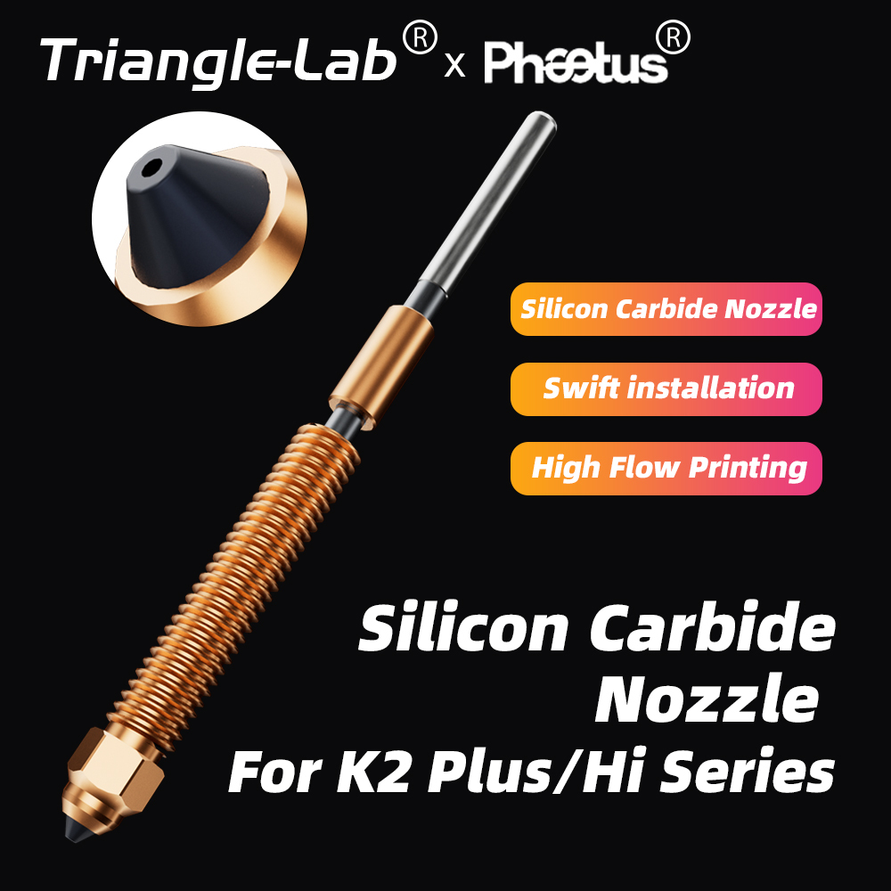 Endcoat Silicon Carbide Nozzle For Creality K2 Plus Nozzle