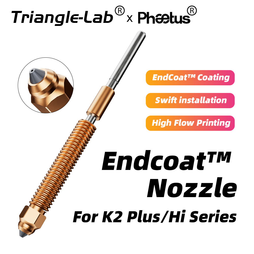 Endcoat Silicon Carbide Nozzle For Creality K2 Plus Nozzle