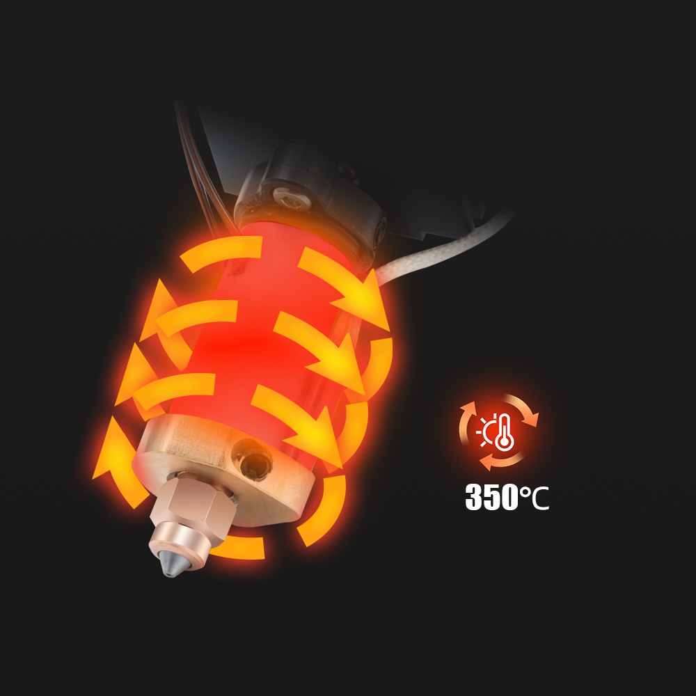 Creality K2 Plus Ceramic Heating Block Replacement Hot End