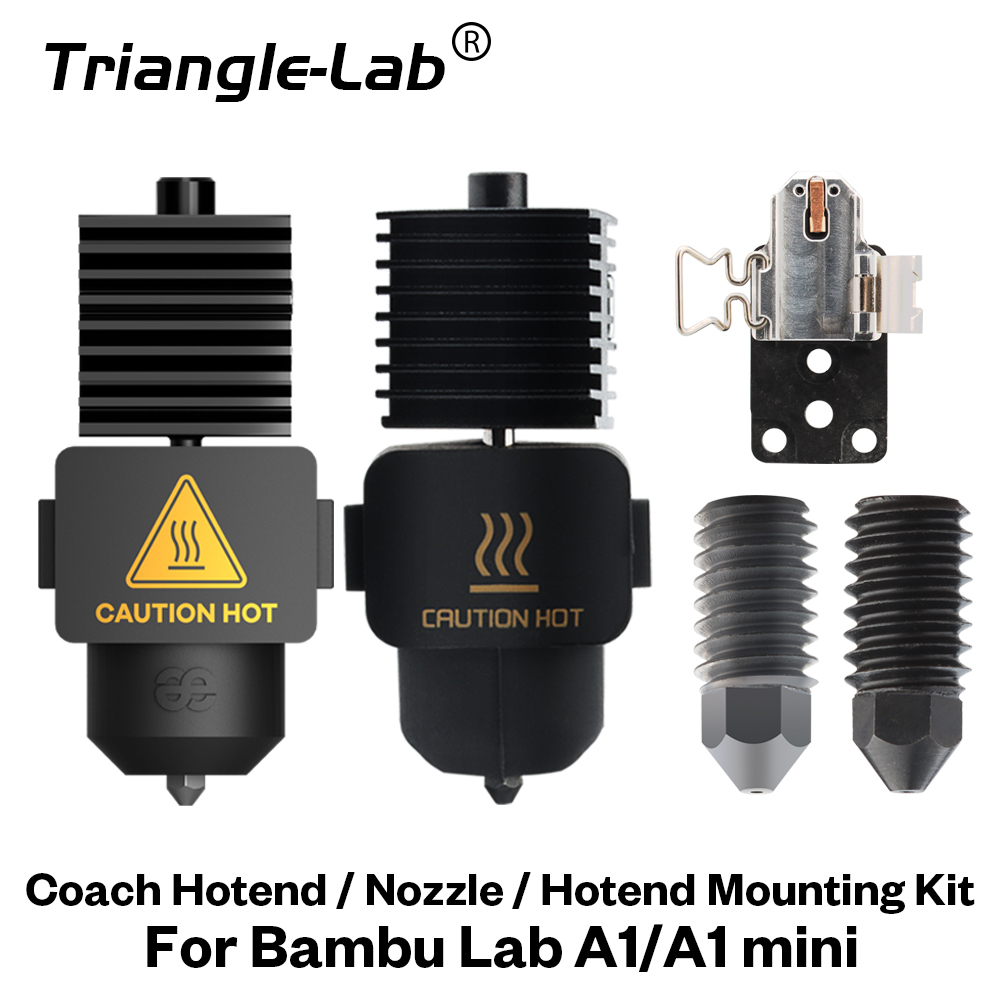 Trianglelab Conch Hotend Endcoat Nozzle Hardened steel nozzle Hotend Mounting Heating Assembly For Bambu Lab A1 Mini Accessories