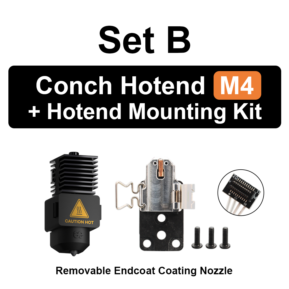 Trianglelab Conch Hotend Endcoat Nozzle Hardened steel nozzle Hotend Mounting Heating Assembly For Bambu Lab A1 Mini Accessories