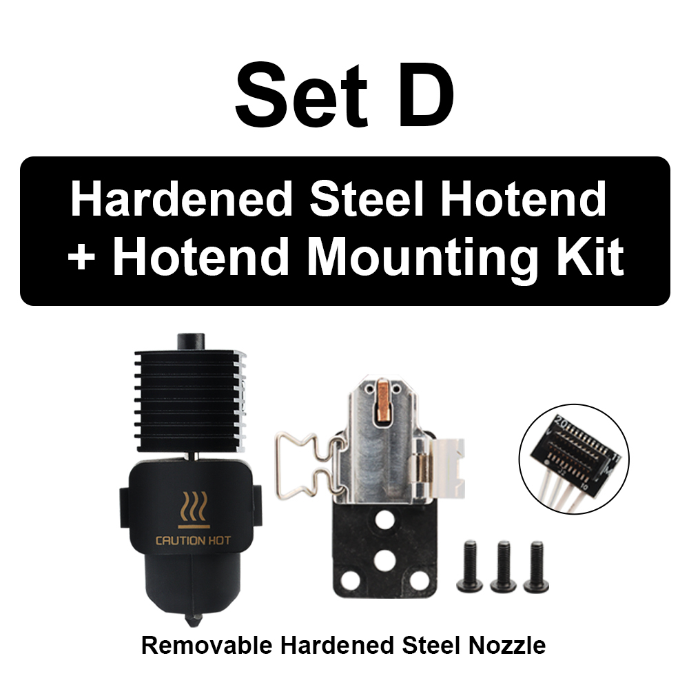 Trianglelab Conch Hotend Endcoat Nozzle Hardened steel nozzle Hotend Mounting Heating Assembly For Bambu Lab A1 Mini Accessories