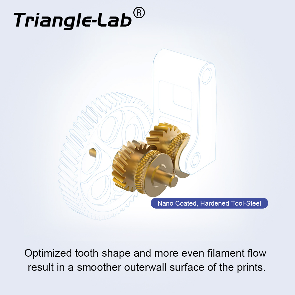 Extruder Gear For Bambu Lab P1P P1S X1C A1 A1 MINI Gear