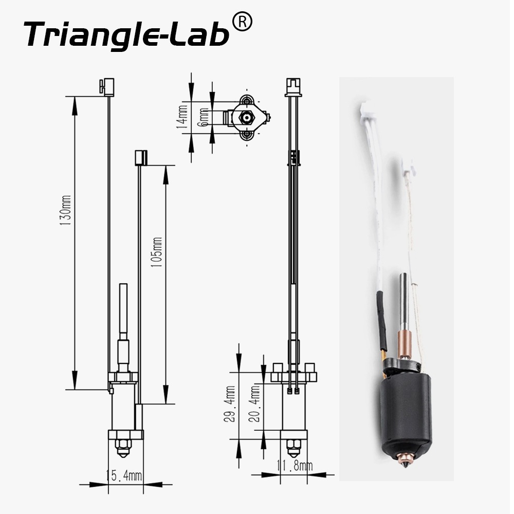 Creality Hi Combo Ceramic Heating Block Hotend Kit