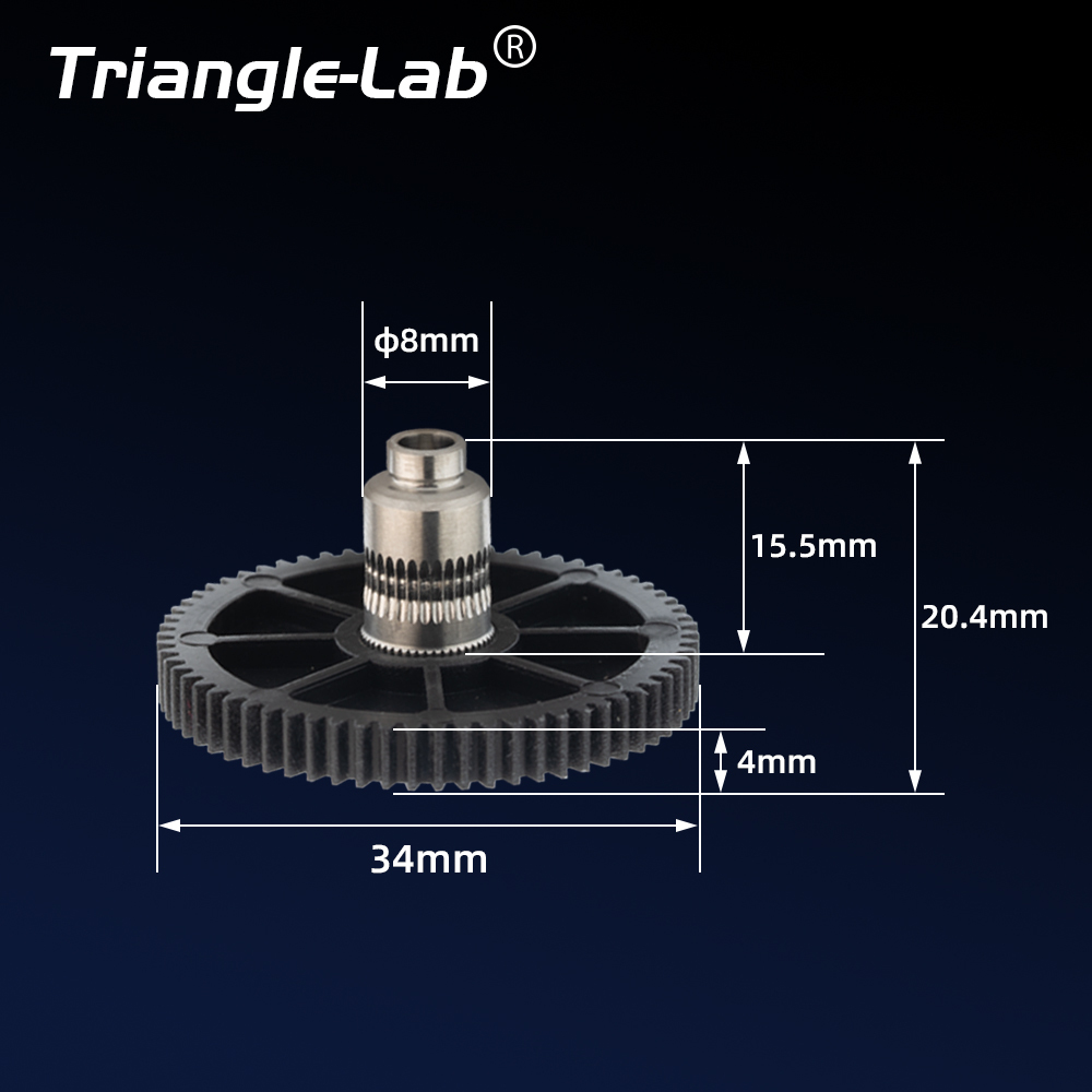 titan Extruder Stainless steel  gears