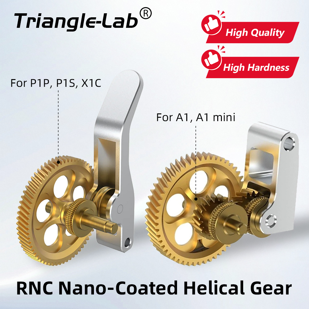 Extruder Gear For Bambu Lab P1P P1S X1C A1 A1 MINI Gear