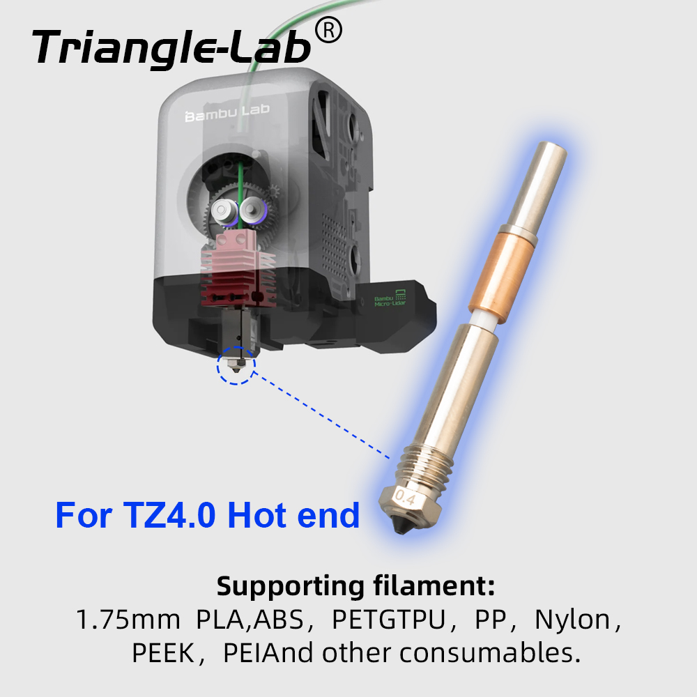 テン TZ 4.0 Bimetal Ceramic nozzle