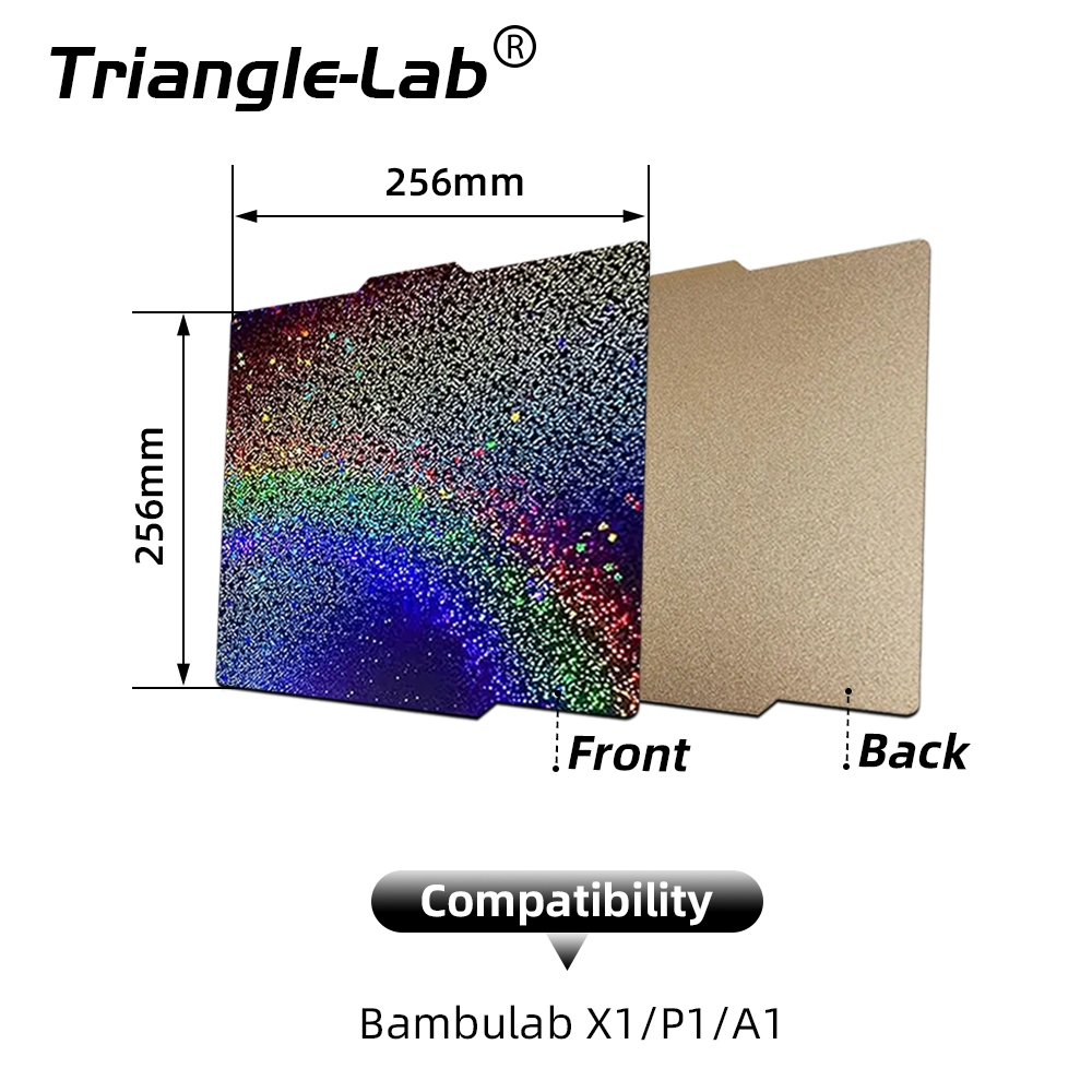 310x310mm 256x256mm 25x235mm PEI PET PEY Build Plate double-sided textured board