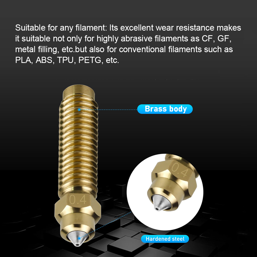 For Elegoo Centauri Brass Bimetallic Nozzle