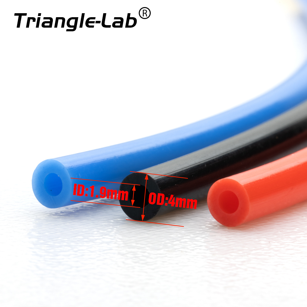 1.9x4mm ID1.9mm OD4mm PTFE Tube Teflonto For 1.75mm filament