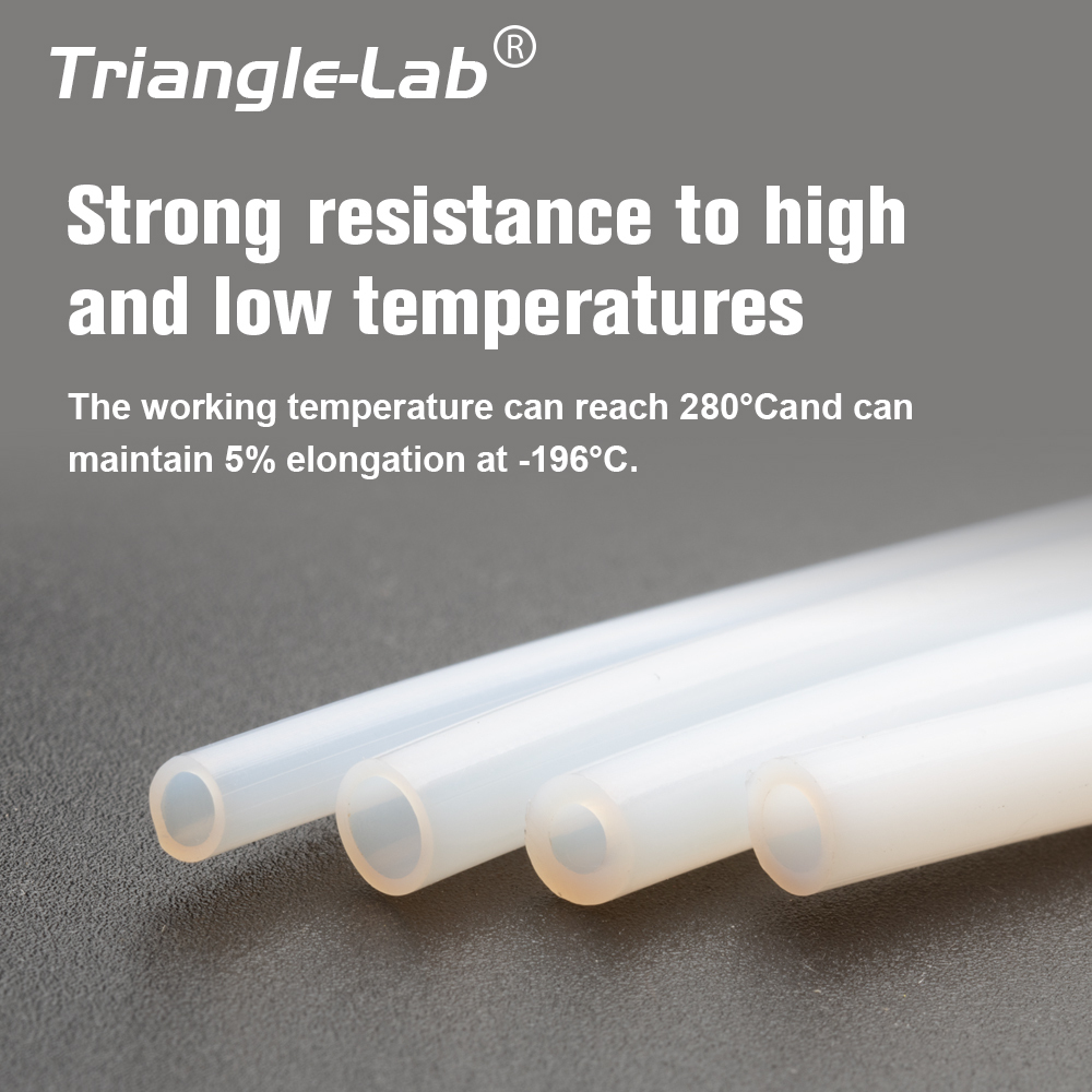 3x4mm 2x3mm 2.5x4mm 2x4mm White PTFE TUBE  Teflonto For Bambu Lab BMUC